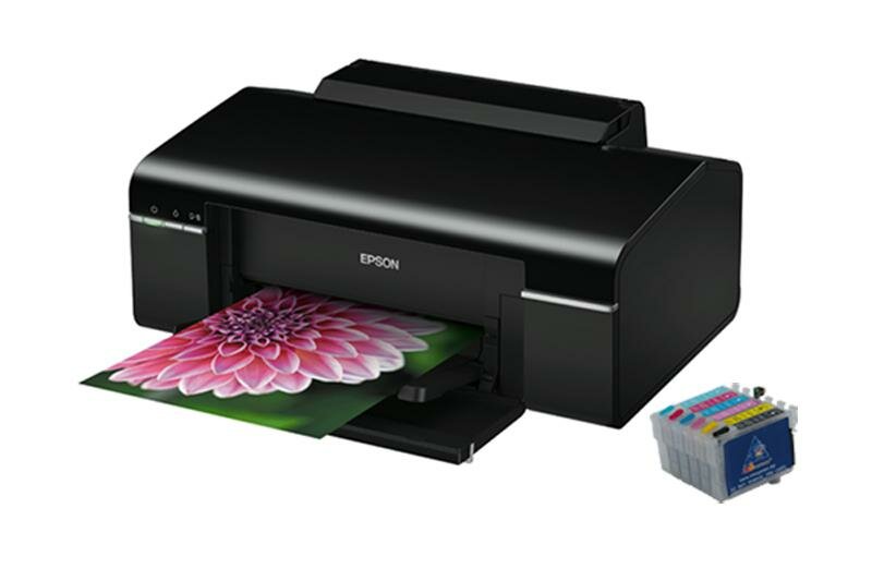 Цветной принтер Epson Stylus Photo T50, T59 с перезаправляемыми картриджами - vseprintera.ru