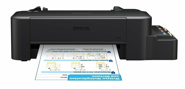 Принтер Epson L120 с оригинальной СНПЧ и чернилами INKSYSTEM